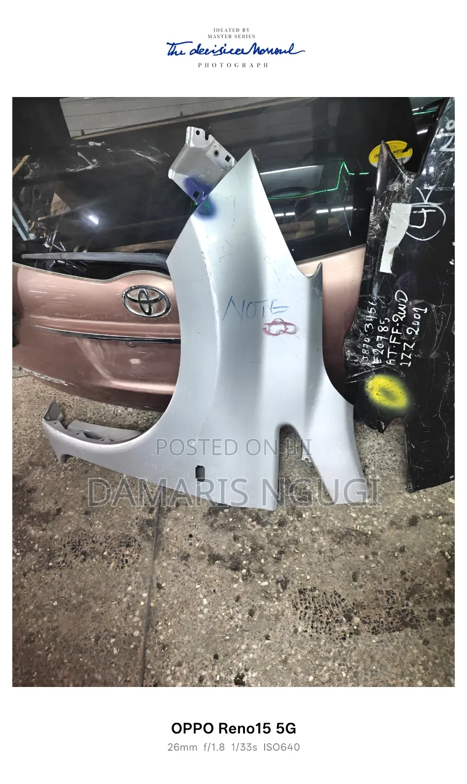 Nissan Note Wing/Fender 2010-2013