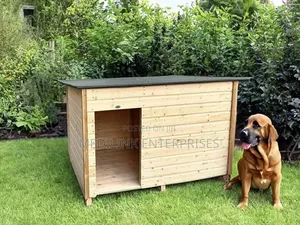 Kennel Wooden Mahogany Made