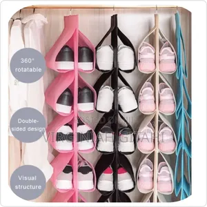 *12 Grid Hanging Storage Bag, Closet Organizer,