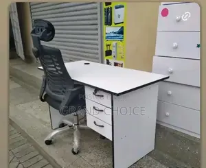 Complete Office Desk With Headrestchair