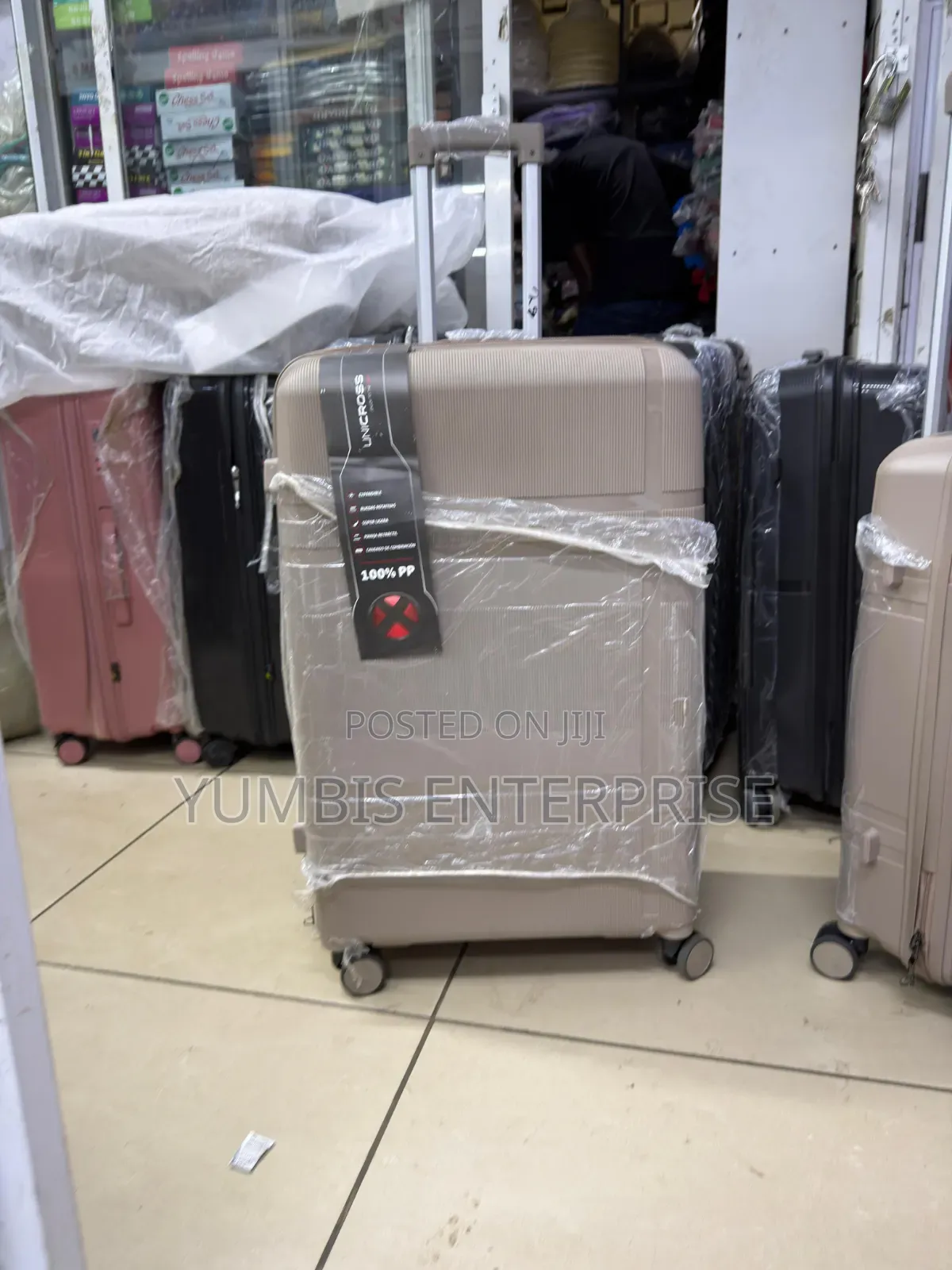 Large Size Rubber Suitcase Height 69cm Size 28" at 3800