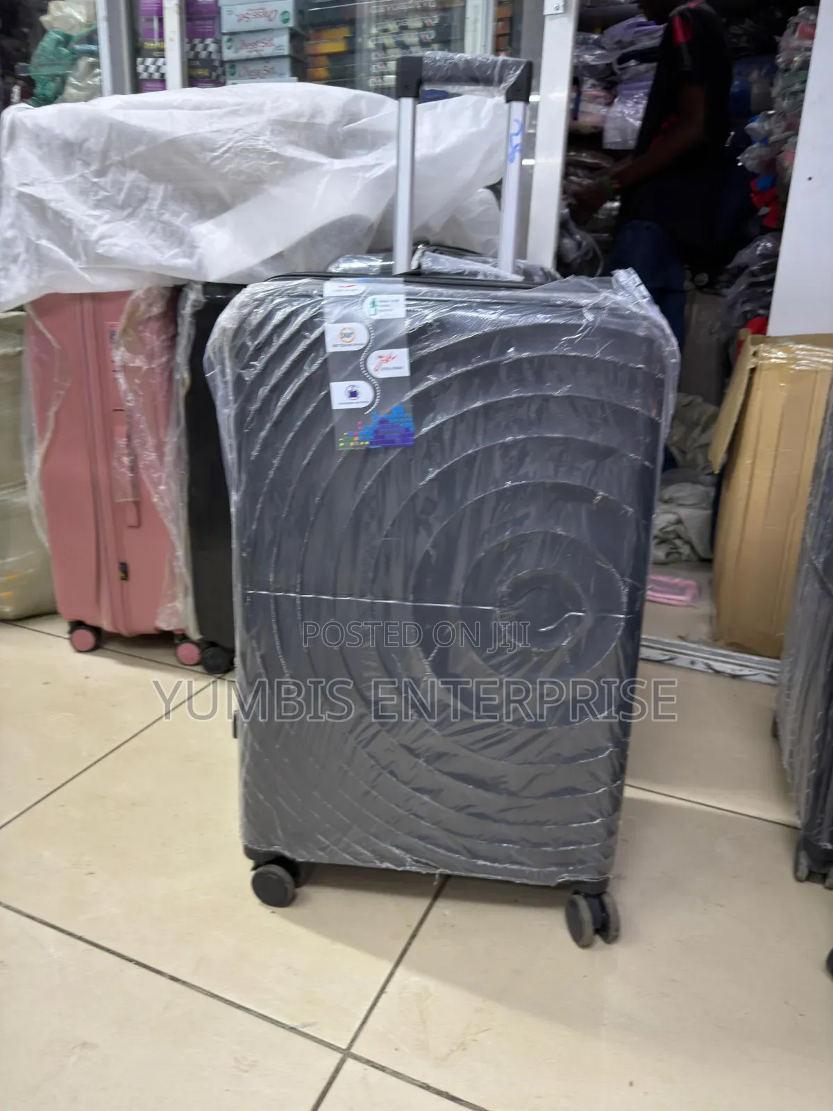 Large Size Rubber Suitcase Height 69cm Size 28" at 3800