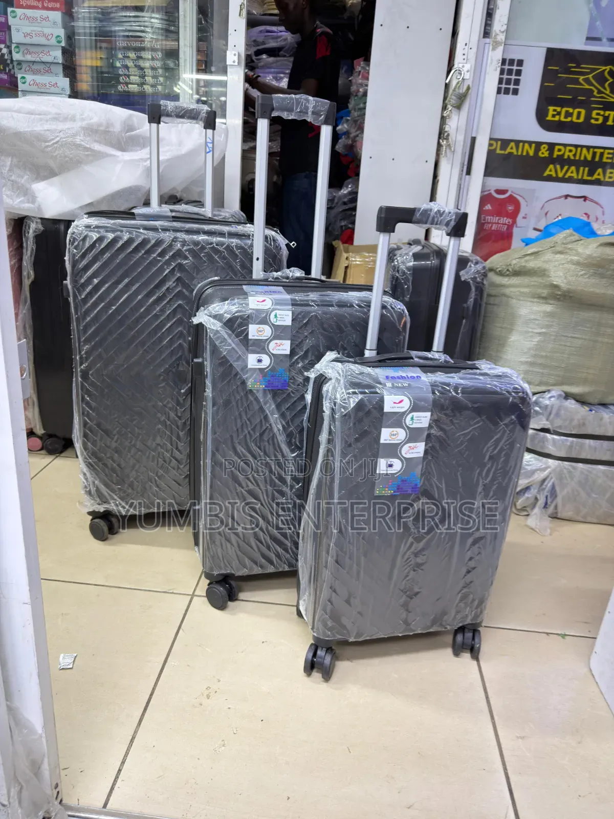 Size 29" 3 Inn1 Rubber Unbreakable Set Suitcase