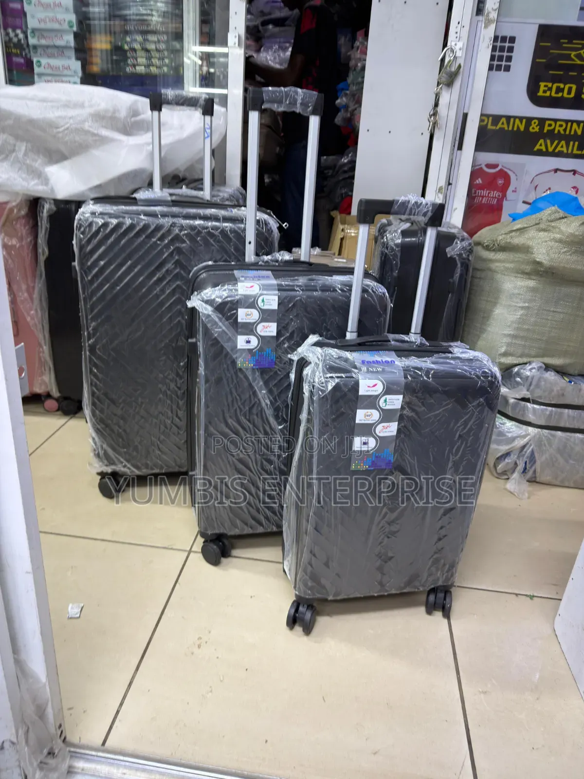 Size 29" 3 Inn1 Rubber Unbreakable Set Suitcase