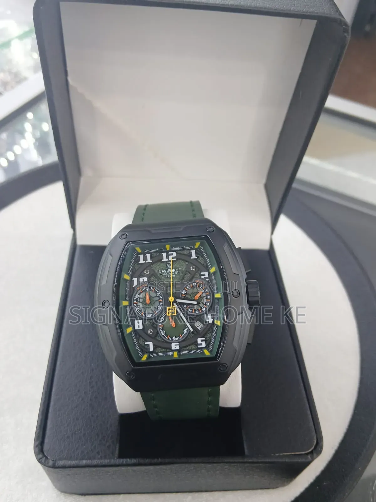 Naviforce Gents Leather Strap