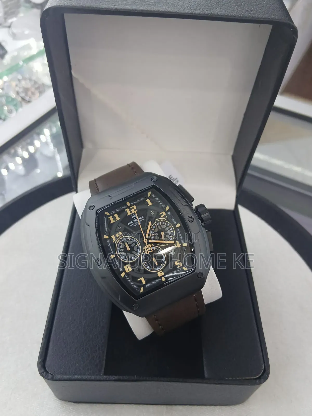 Naviforce Gents Leather Strap