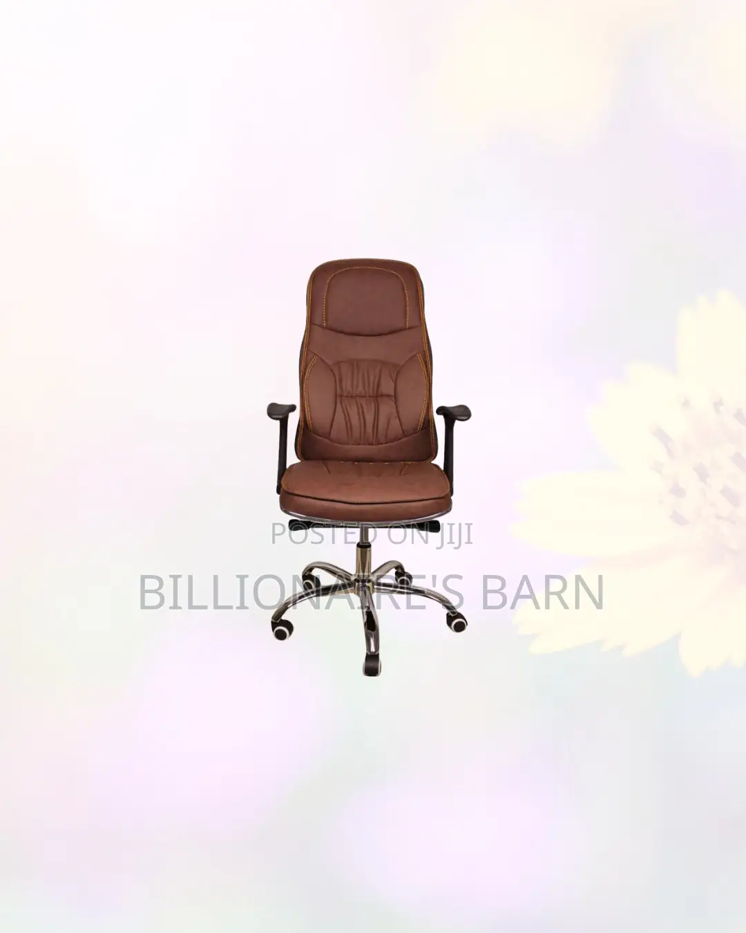 Ergonomic Executive Leather Chair High Back Padded Armrest Office