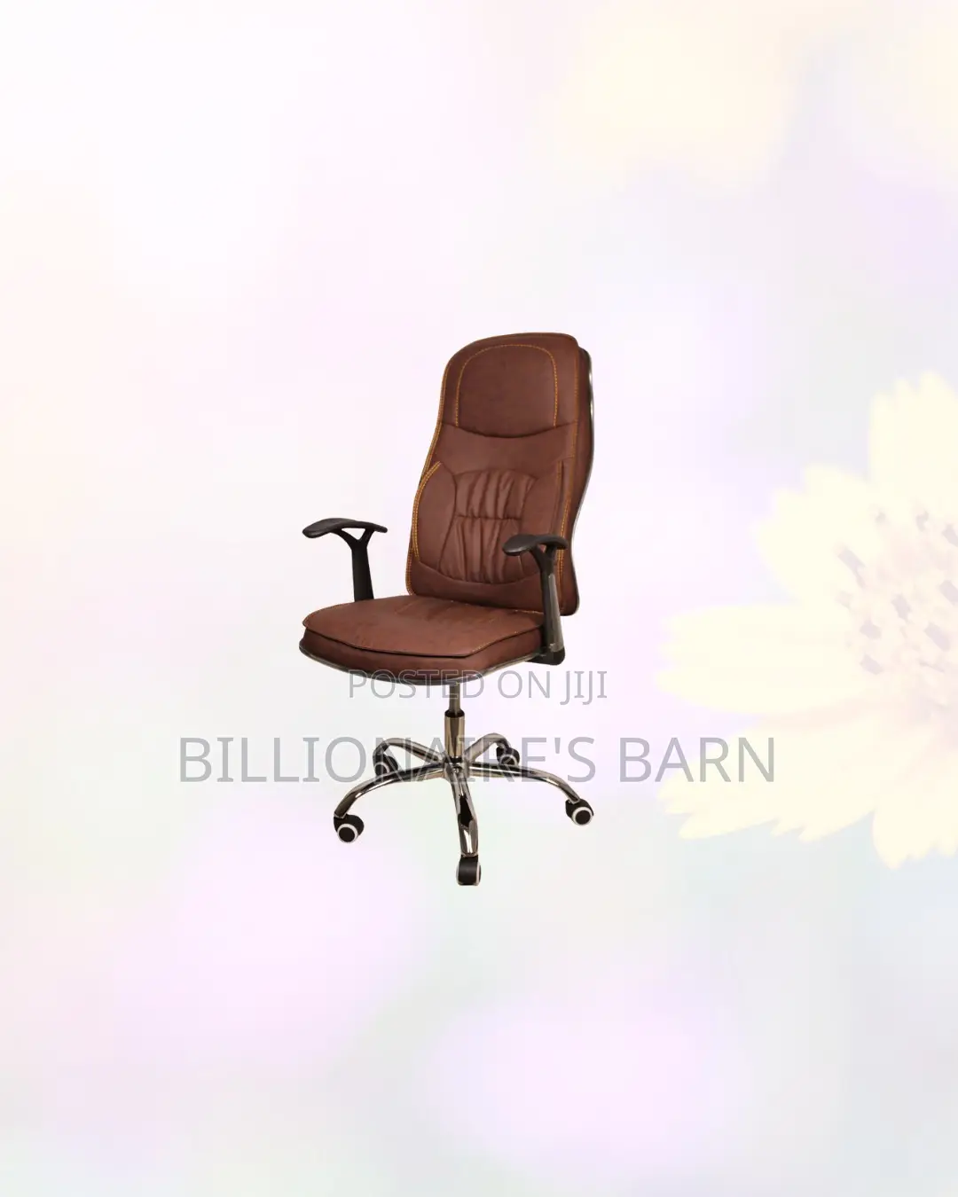 Ergonomic Executive Leather Chair High Back Padded Armrest Office