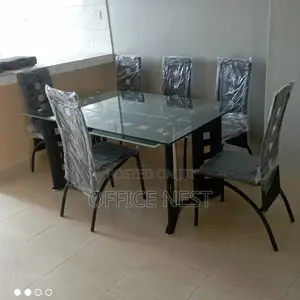Classic 6 Seater Glass Dining Table