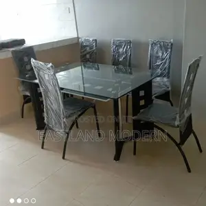 Classic 6 Seater Glass Dining Table