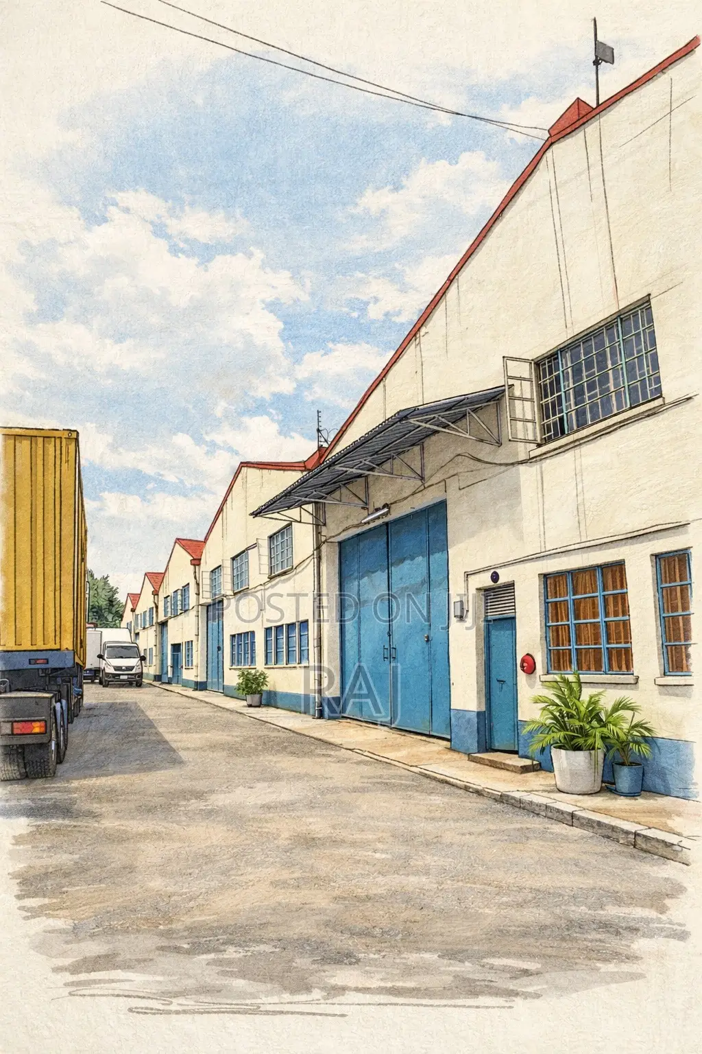 Godown / Warehouse to Let Baba Dogo Road