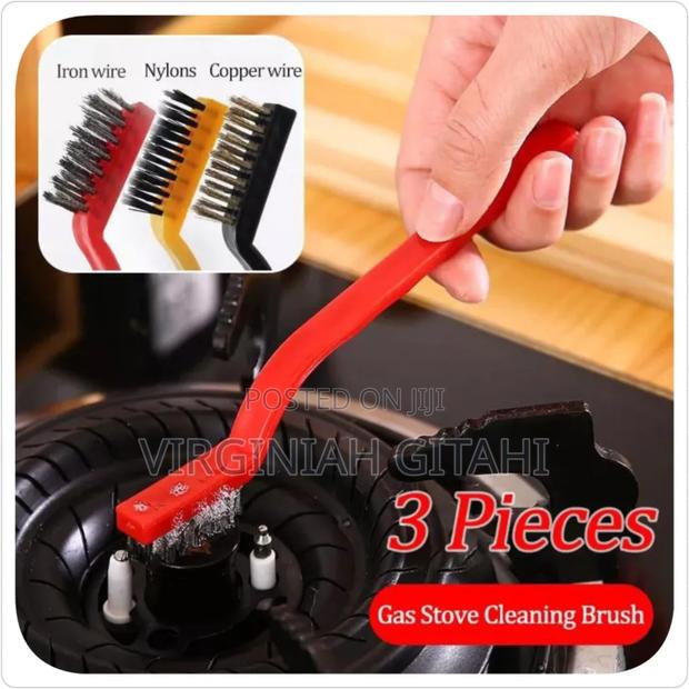 *3pcs Cleaning Brushes Kitchen Range Hood Degreasing