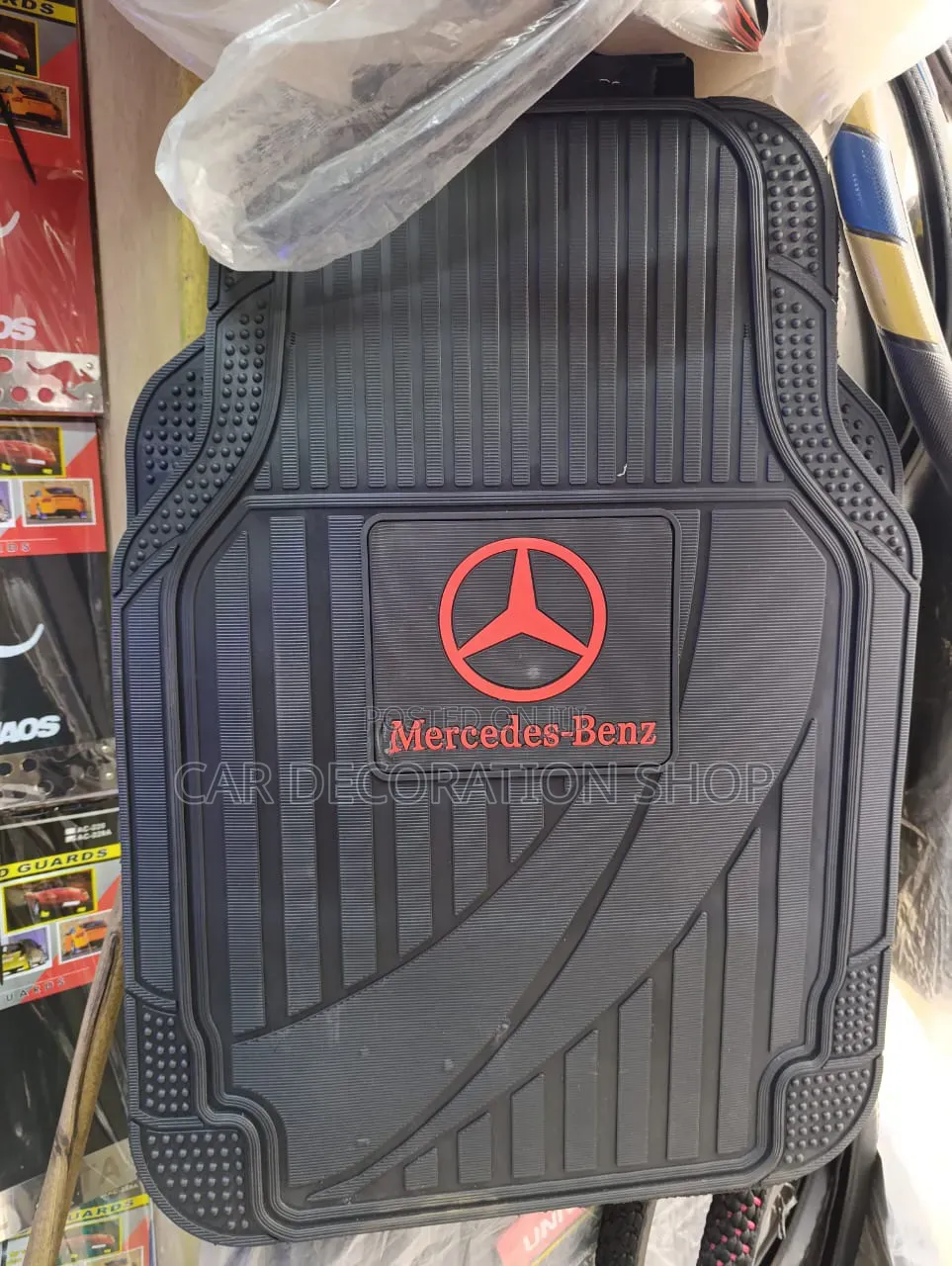 Mercedes Black Carpet Nonslip Mats 5pc