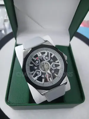 Curren Gray Rubber Strap Gents Watches