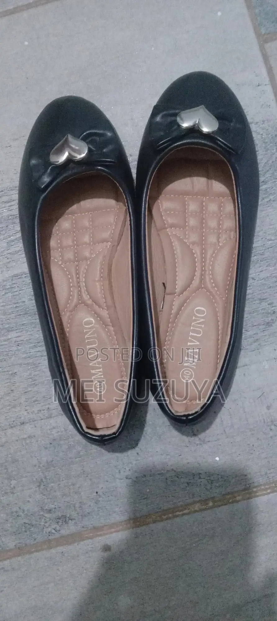 Black Doll Shoes Size 40