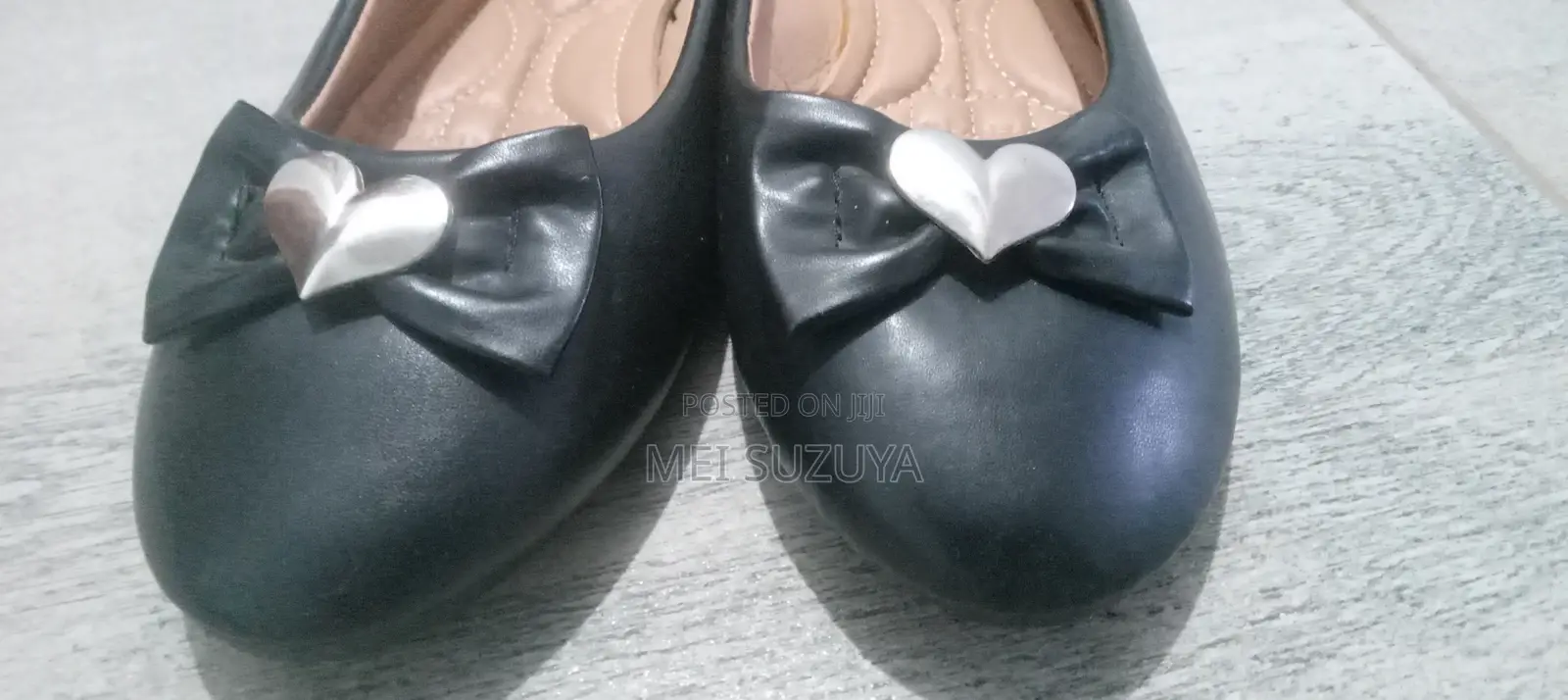 Black Doll Shoes Size 40