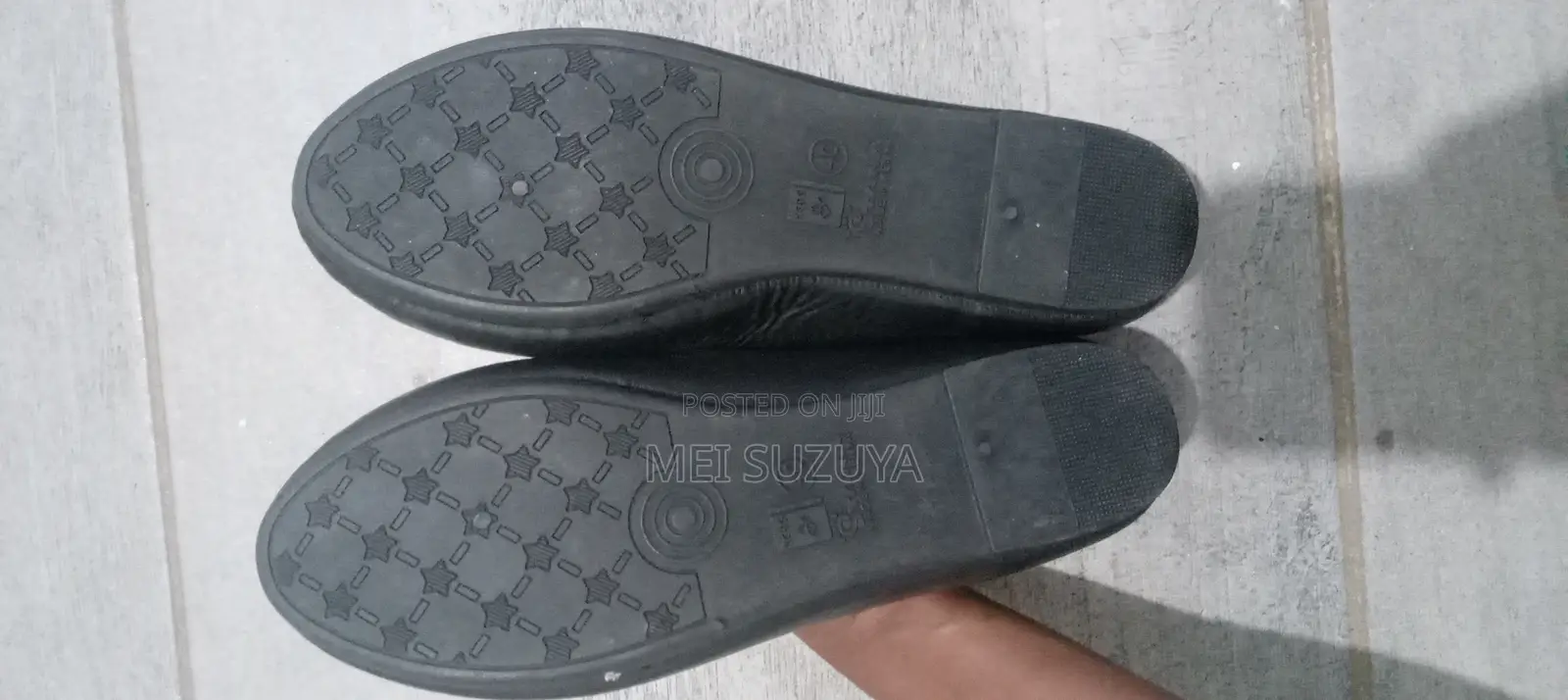 Black Doll Shoes Size 40