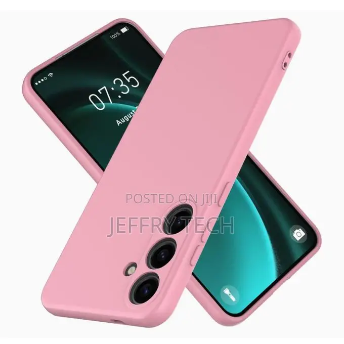 Samsung Galaxy A35 Luxury Soft Liquid Silicone Skin Pink