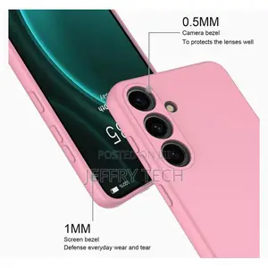 Samsung Galaxy A35 Luxury Soft Liquid Silicone Skin Pink