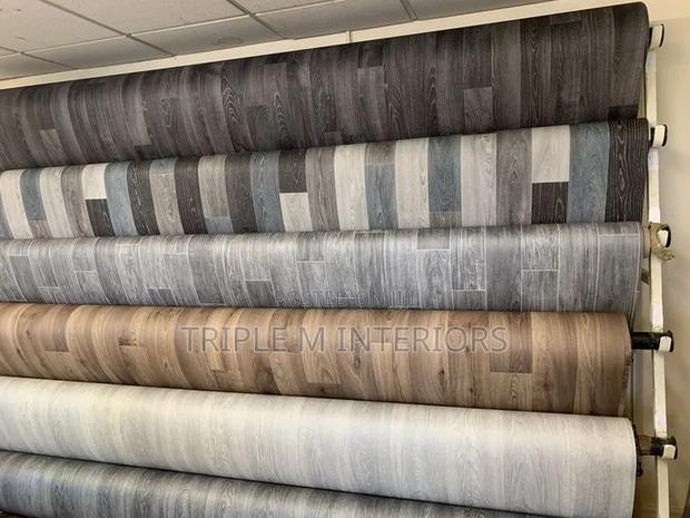 Strong Vinyl Mkeka Wa Mbao for Long Lasting Use