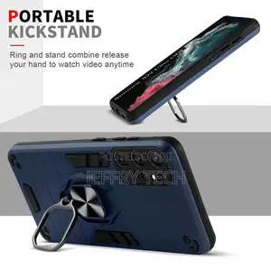 Samsung Galaxy S23 Ultra Luxury Hard Armor Liquid Silicone Skin Touch
