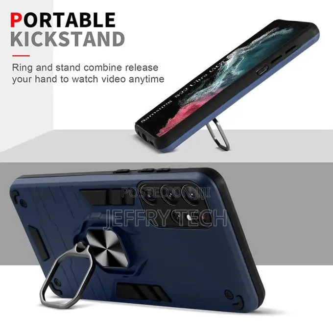 Samsung Galaxy S23 Ultra Luxury Hard Armor Liquid Silicone Skin Touch