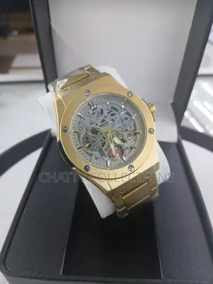 Gold Men's Stainless Hublot Automatic Watches