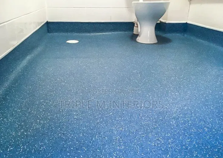 Soft Touch Vinyl Terrazzo Mkeka for Homes