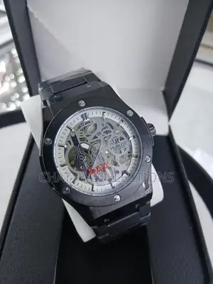 Black Men's Stainless Hublot Automatic Watches