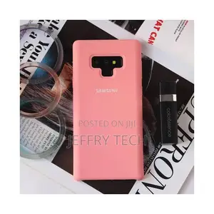 Samsung Galaxy Note9 Luxury Soft Rubber Liquid Silicone Pink