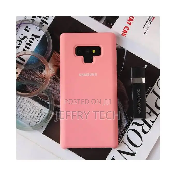 Samsung Galaxy Note9 Luxury Soft Rubber Liquid Silicone Pink