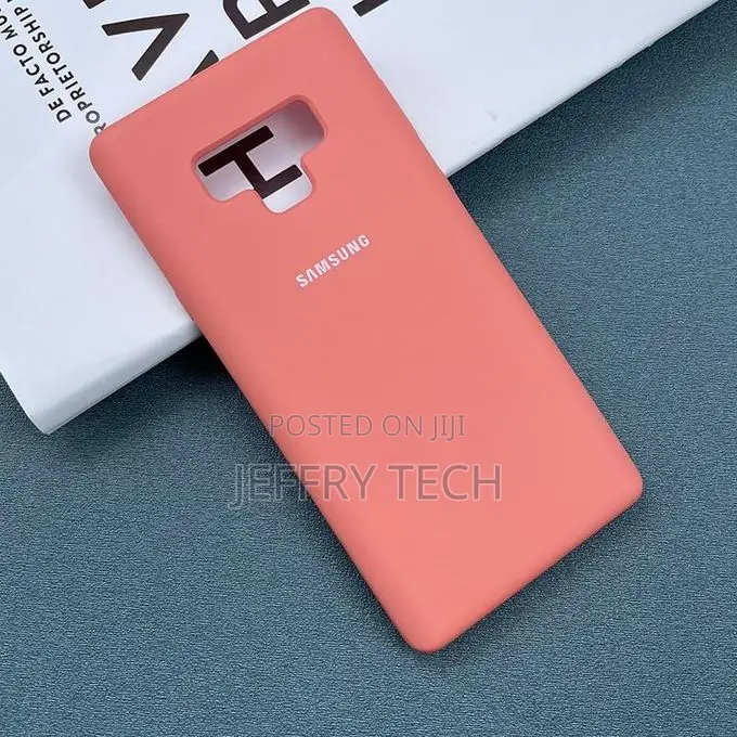 Samsung Galaxy Note9 Luxury Soft Rubber Liquid Silicone Pink