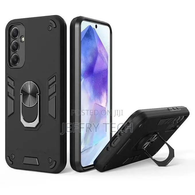 Samsung Galaxy A25 Pure Black Hard Shell Amor Phone Case Phone Cover