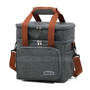 Double Compartment Insulated Lunch Bag
