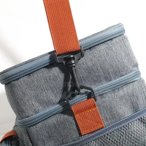 Double Compartment Insulated Lunch Bag