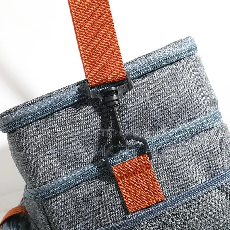 Double Compartment Insulated Lunch Bag