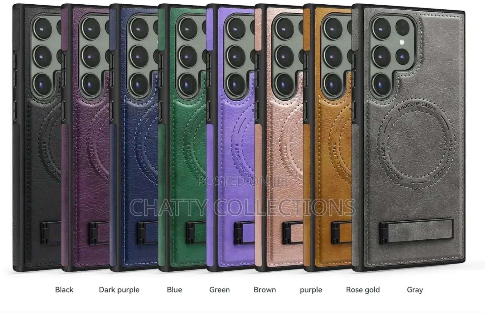Magnetic Samsung Leather Phone Case With a Stand