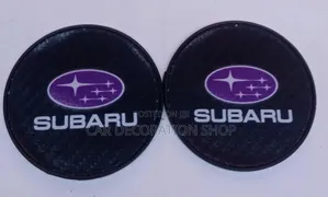 2pc Subaru Plastic Branded Cup Holder Sauce