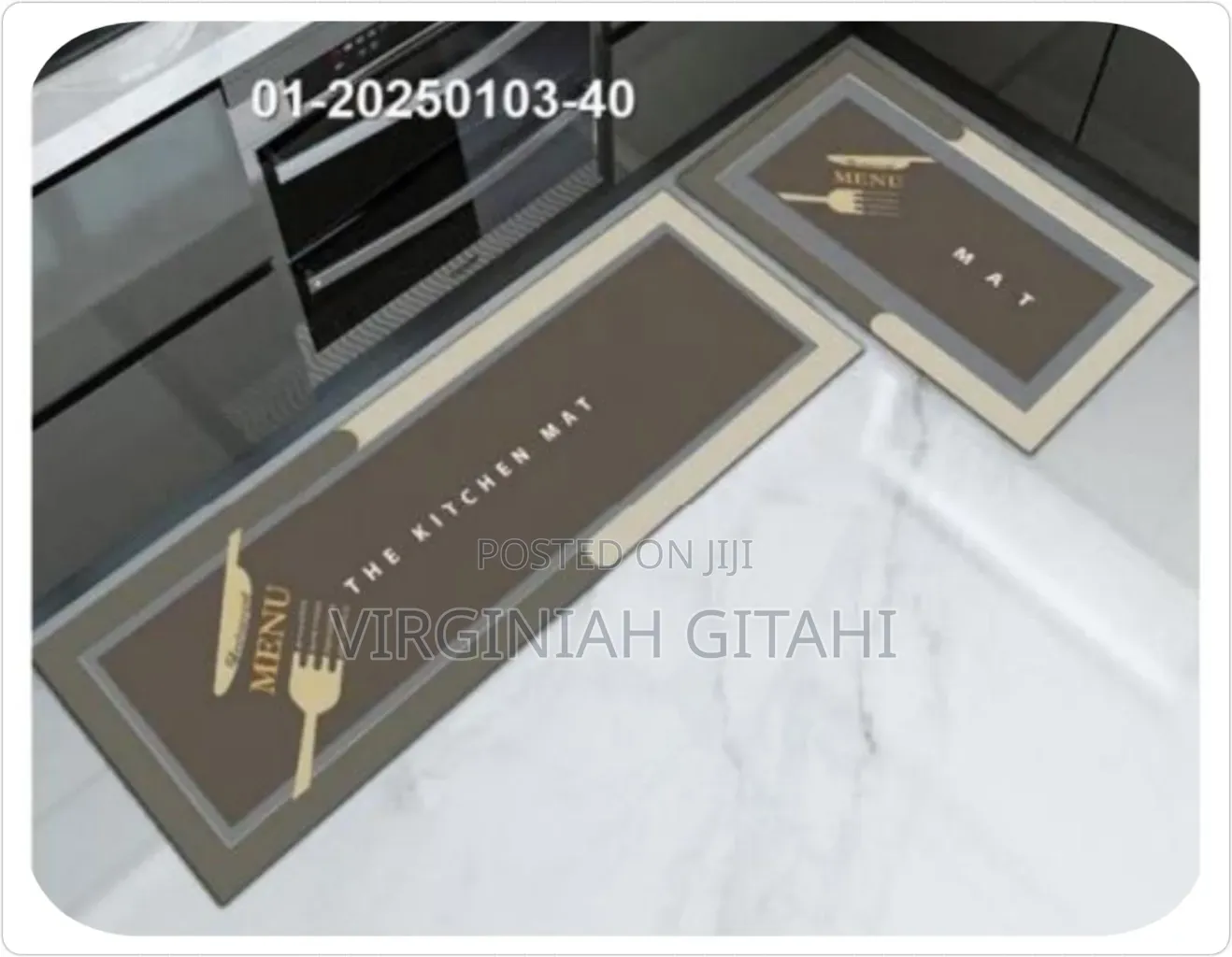 Heavy Grip Rubber Underside Floor 2pcs Set 3d Mat
