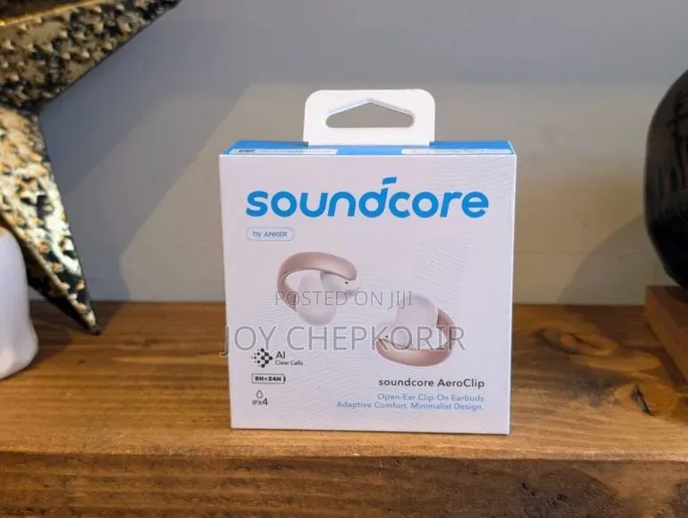 Soundcore Aeroclip | Open-Ear Clip-on Earbuds With Adaptive Comfort