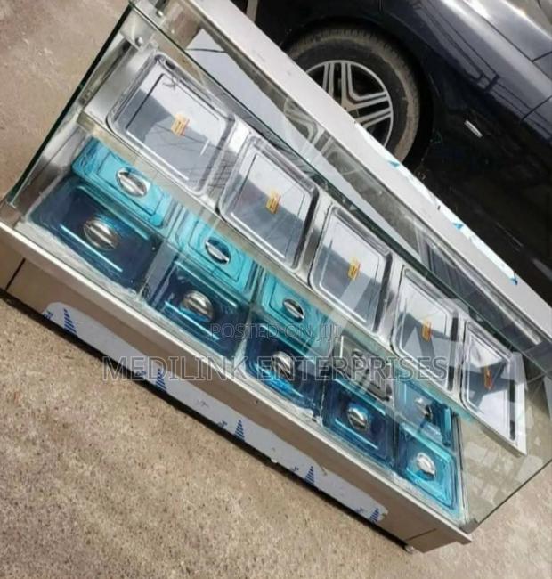 Customized Food Warmer Display 5ft