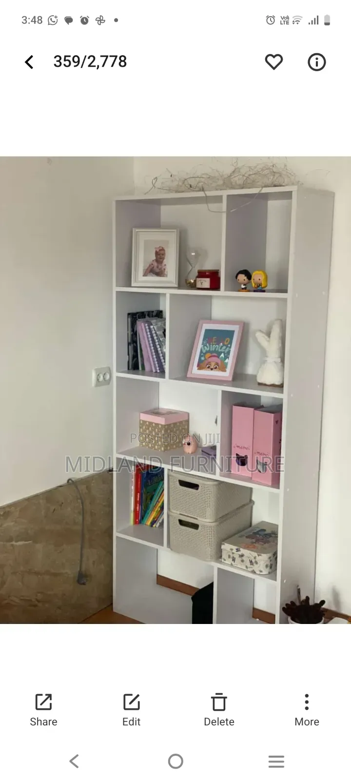 Bookshelf/ Display Shelf/ Decor Shelf Cabinet