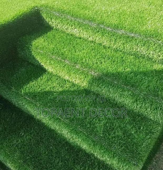 20mm Backdoor Staircase, Evergreen Artificial Grass Carpet