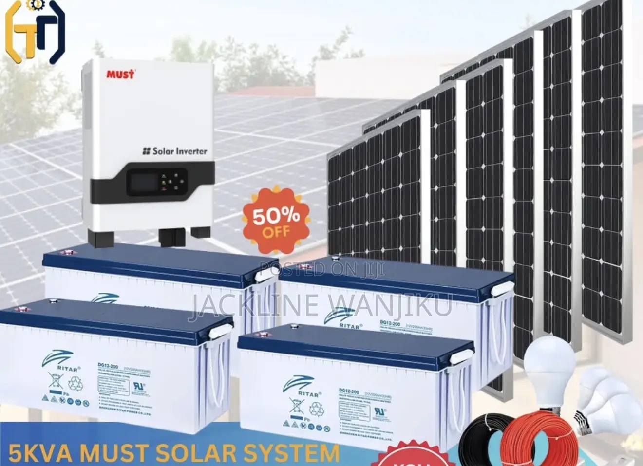 Must 5kva Solar System Kits/ Hybrid System Full Kit 5kva