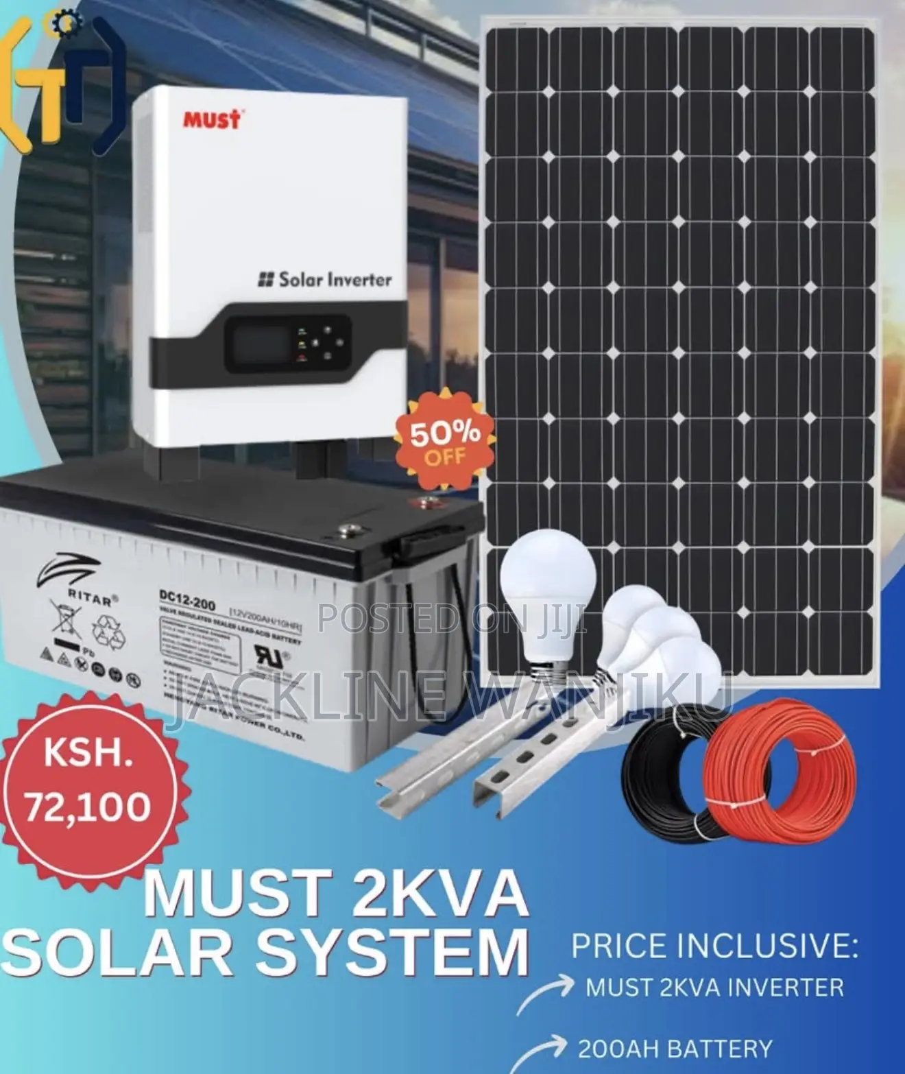 2kva Solar Kit Full System/ Solar Kit 2kva Full System