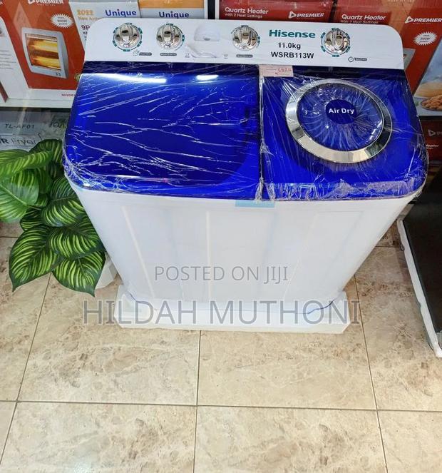 11 KGS Hisense Twin Tub Top Load Semi Automatic Washing Machines - main view