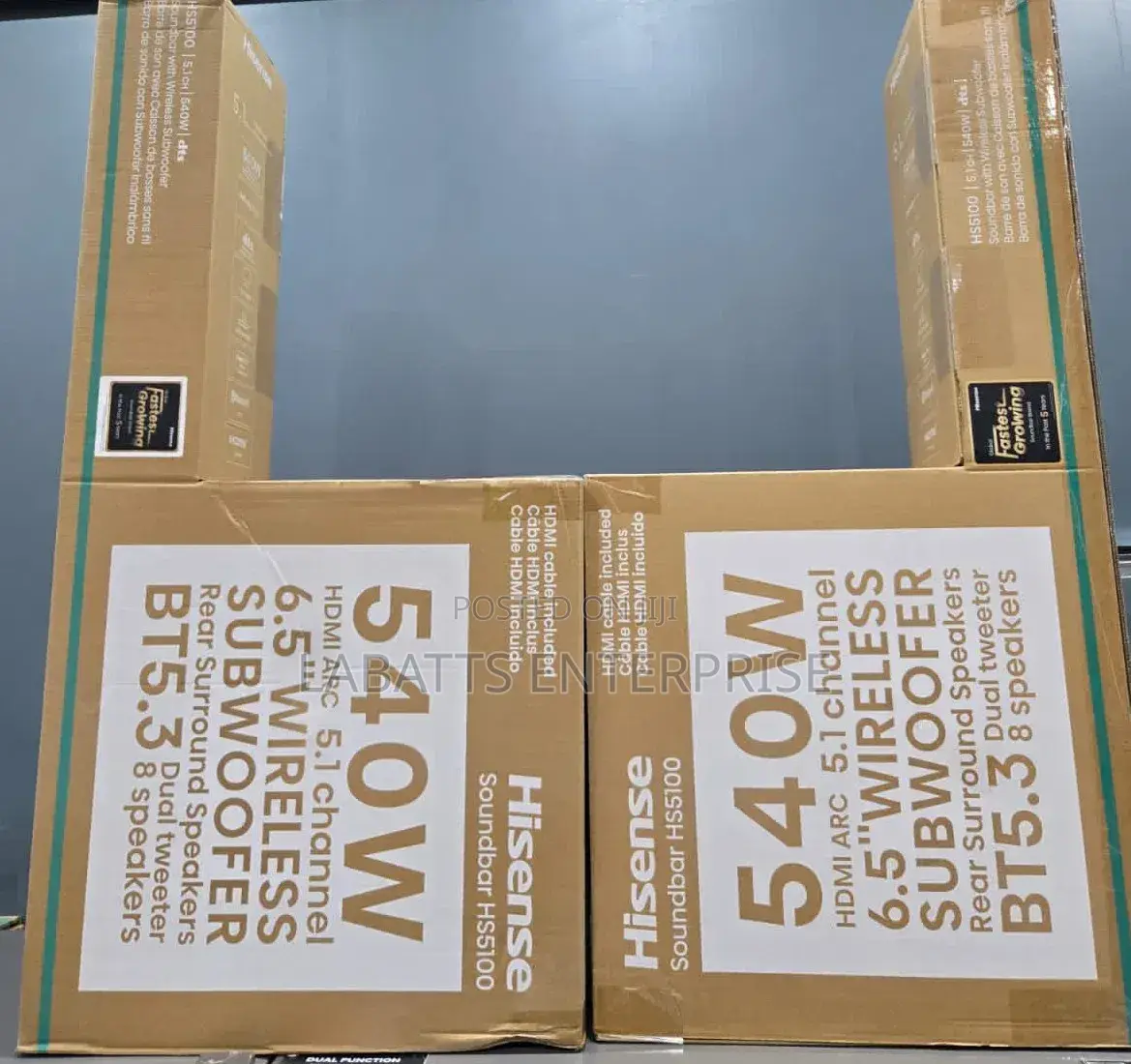 Hisense Hs5100 540w 5.1ch Soundbar