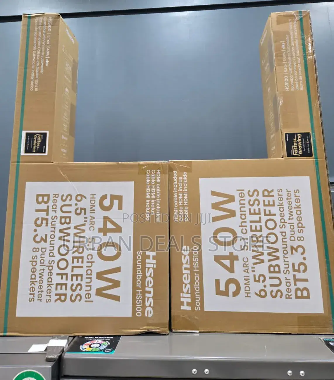 Hisense Model Hs5100 540w 5.1ch Soundbar