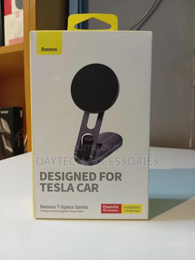 The Baseus T-Space Series Folding Car Mount Magnetic Phone Holder