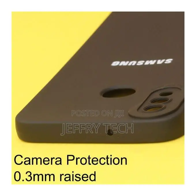 Samsung Galaxy A10s Luxury Soft Liquid Silicone Skin Touch Feelblack